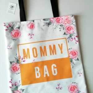 torba mommy bag róże