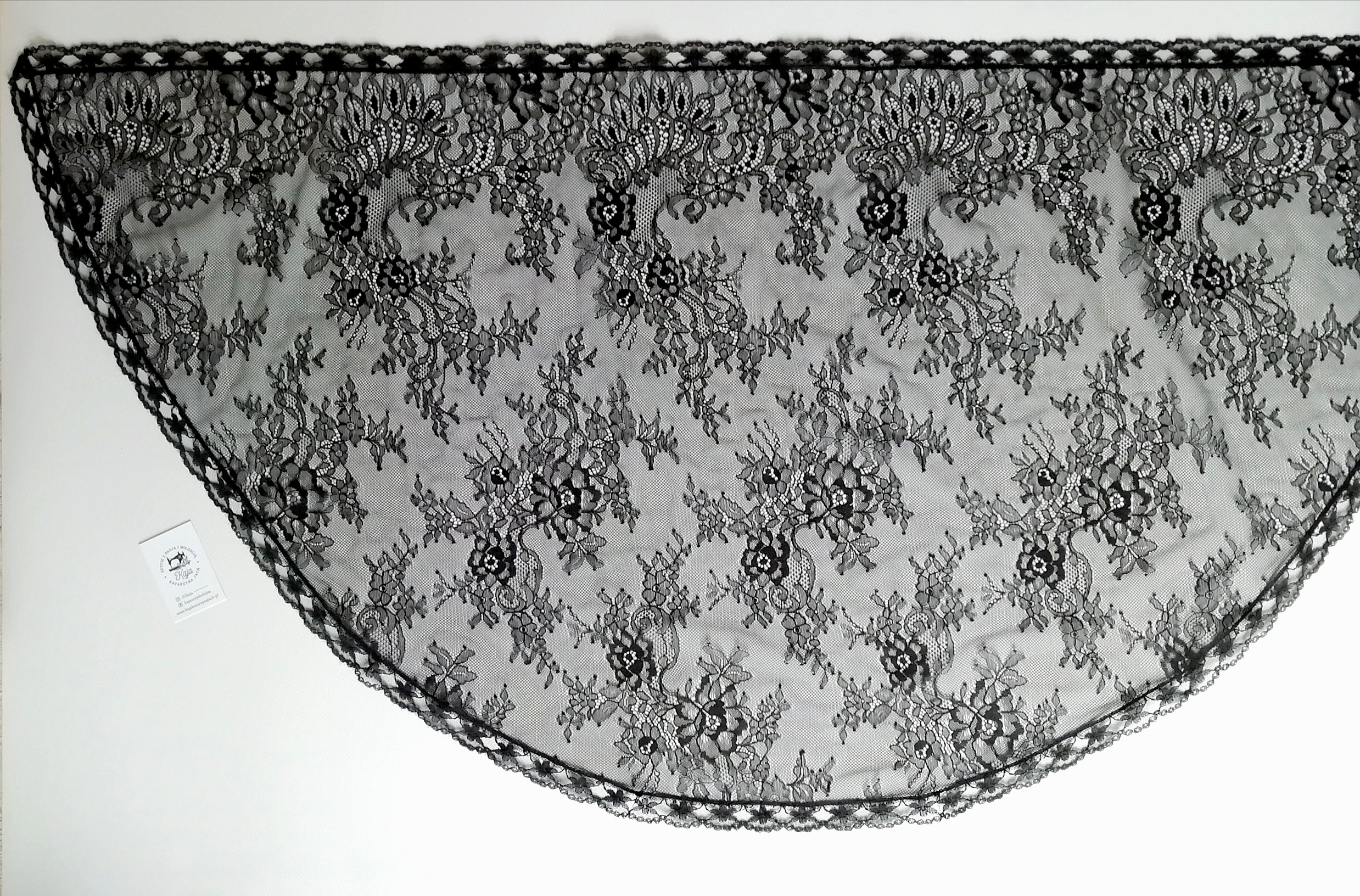 czarna mantylka boho nr 2 czarna mantylka boho nr 2