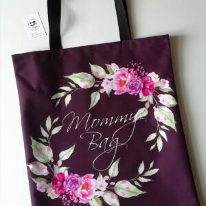 torba mommy bag bordo