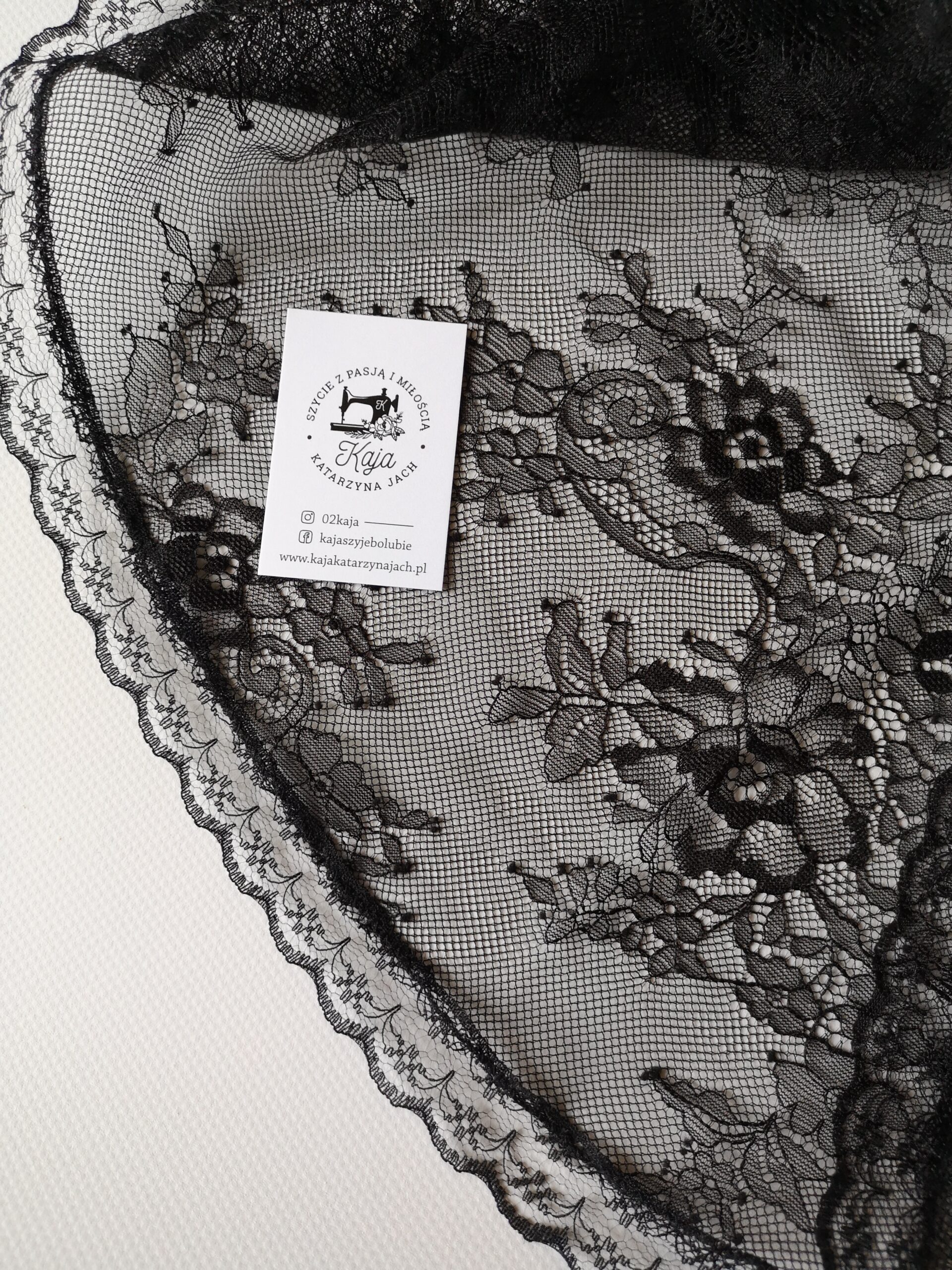 czarna mantylka boho nr 2 czarna mantylka boho nr 2