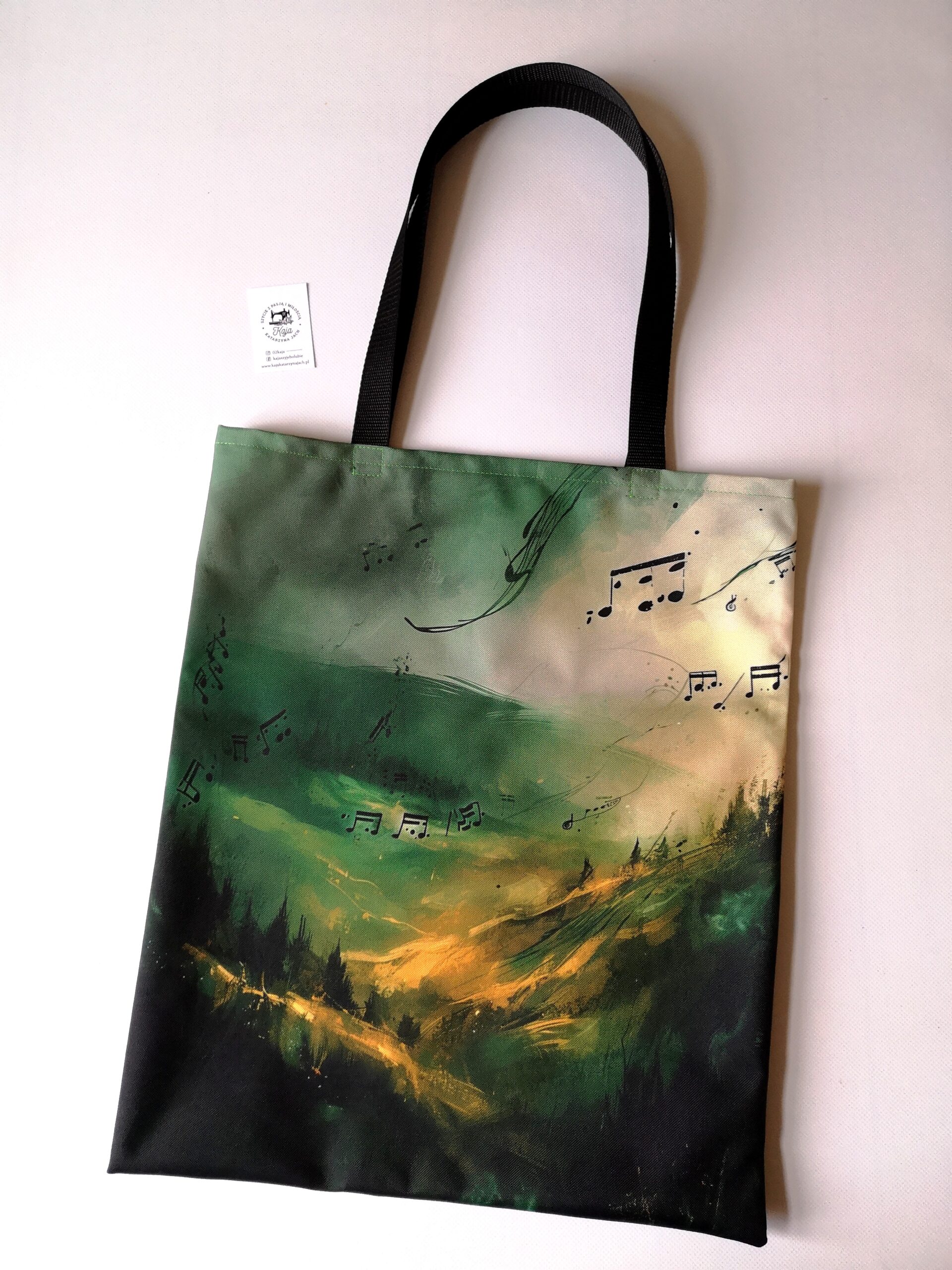 torba muzyczna zielona torba muzyczna zielona