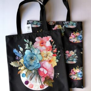 torba malarska czarna