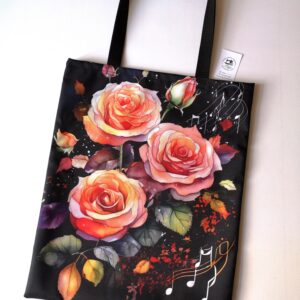 torba muzyczna jesienna czarna