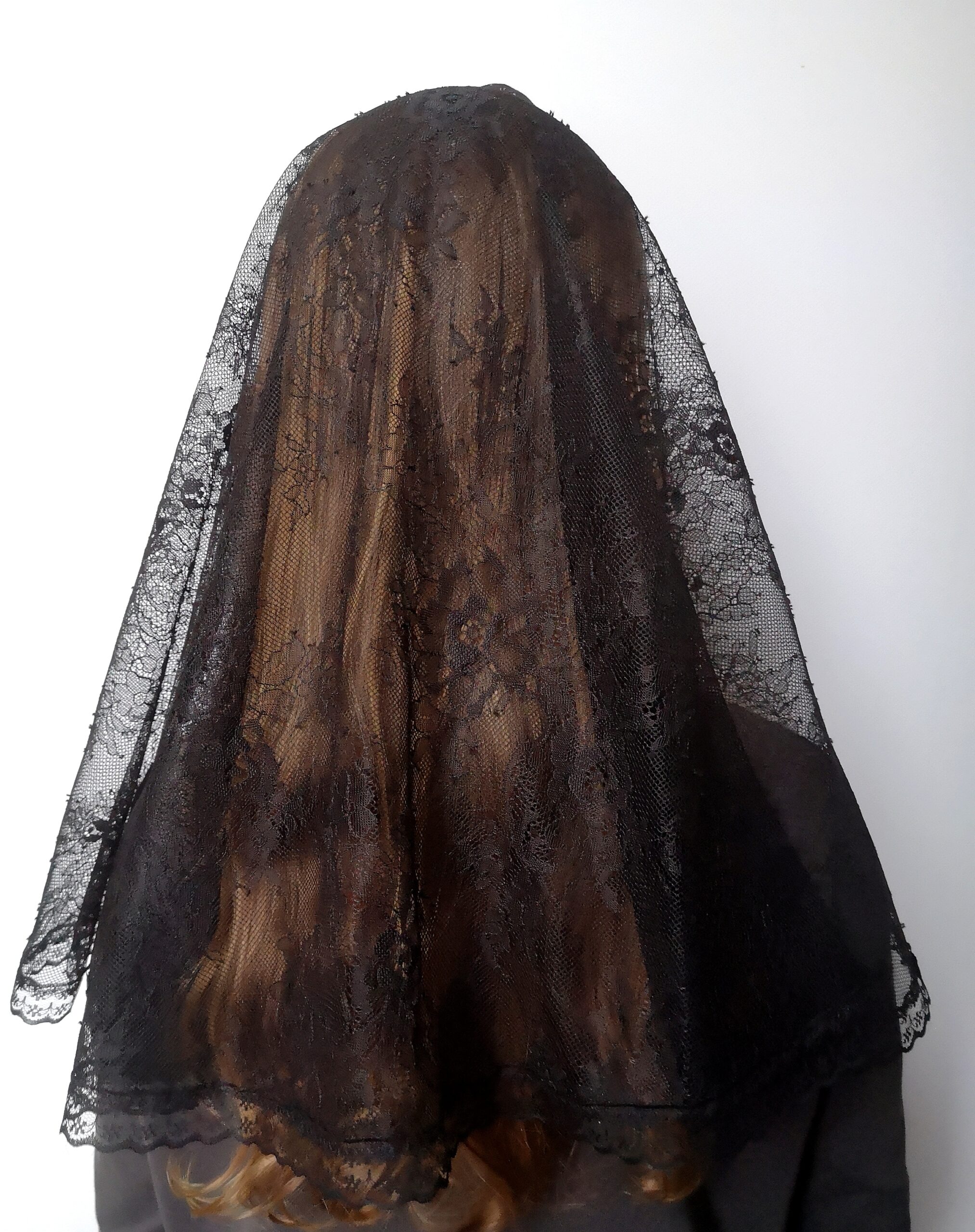 czarna mantylka boho nr 2 czarna mantylka boho nr 2