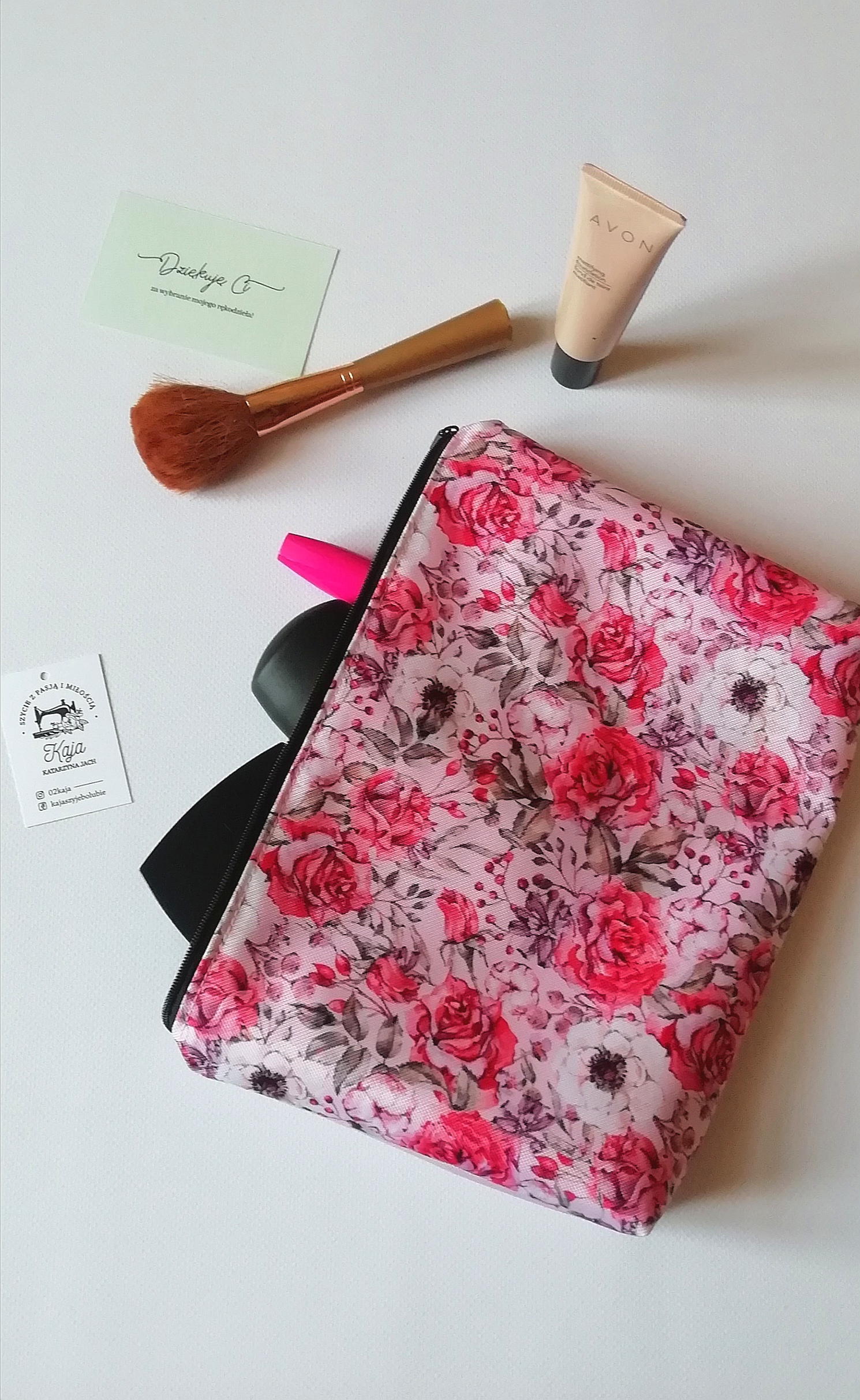 kosmetyczka różowe serce kosmetyczka różowe serce