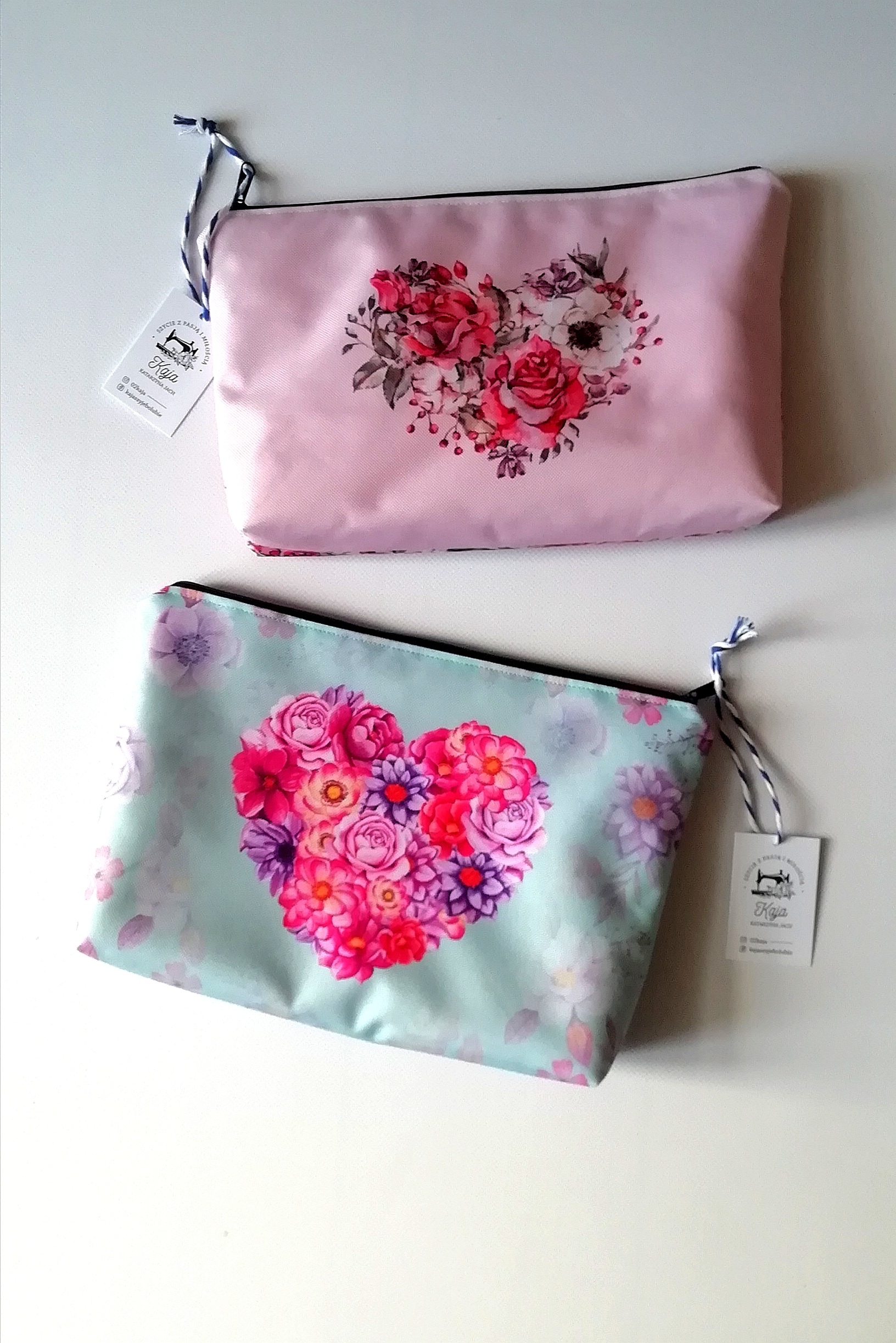 kosmetyczka różowe serce kosmetyczka różowe serce