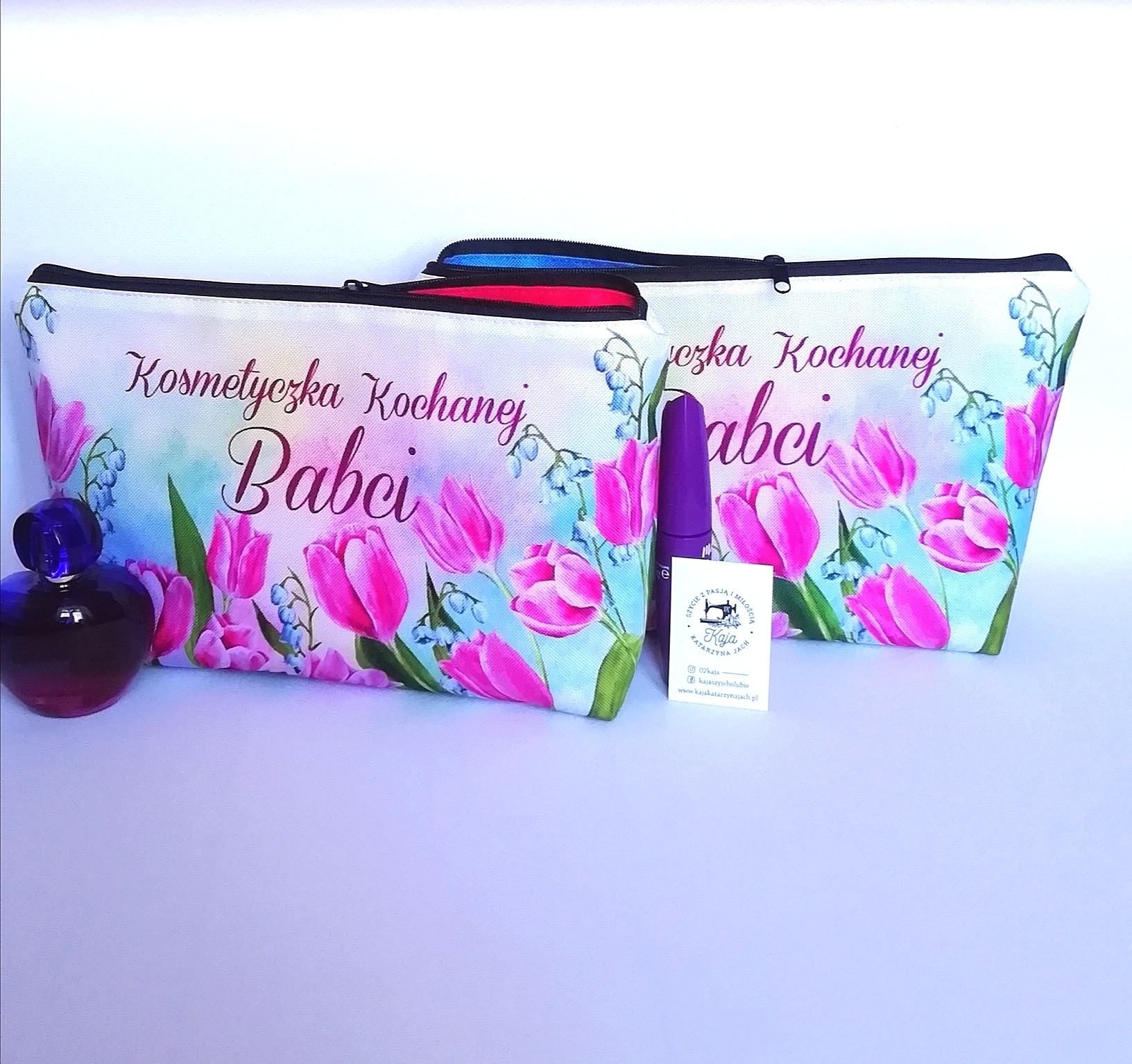 kosmetyczka babci tulipany kosmetyczka babci tulipany