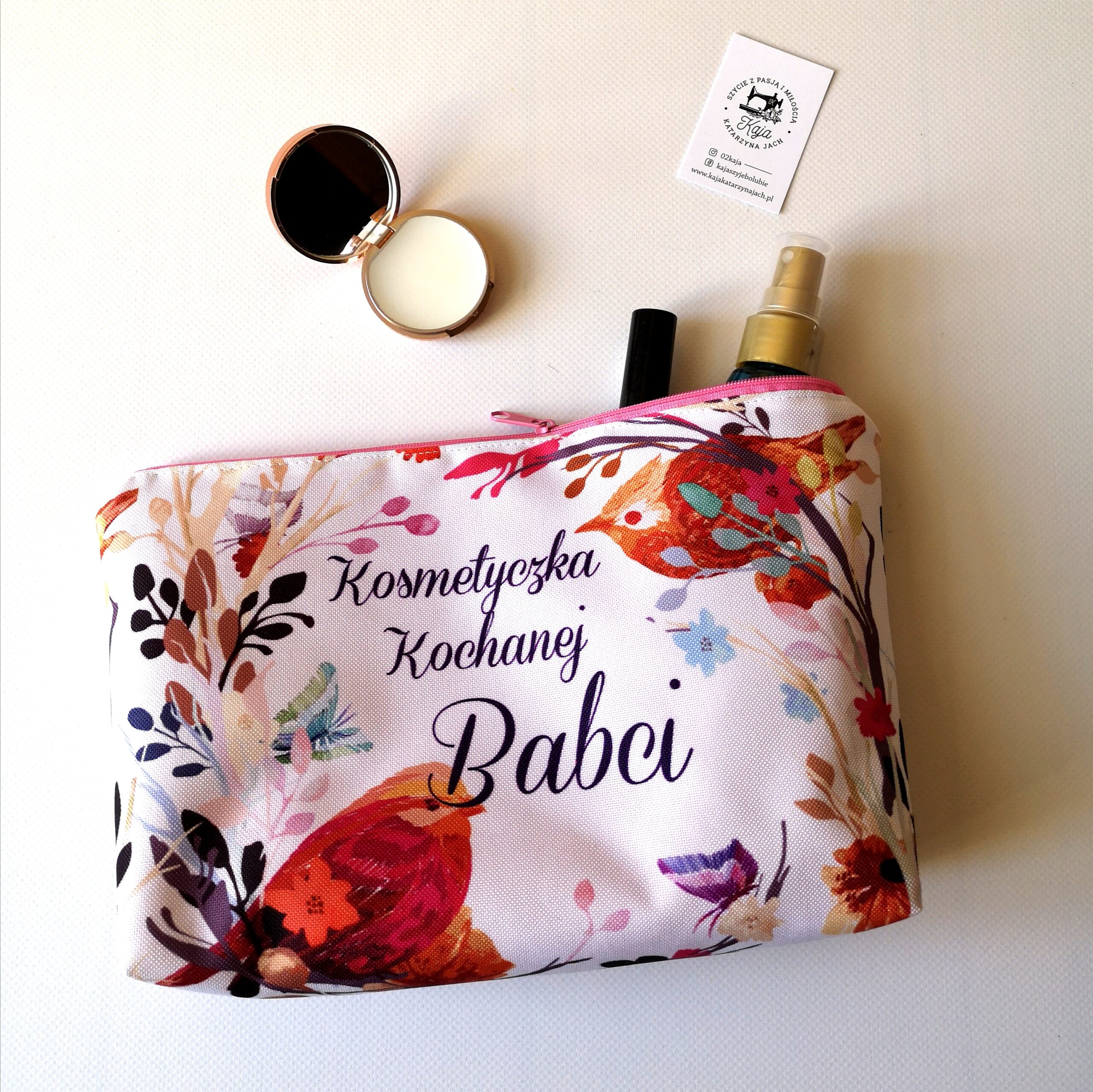kosmetyczka babci ptaszki kosmetyczka babci ptaszki