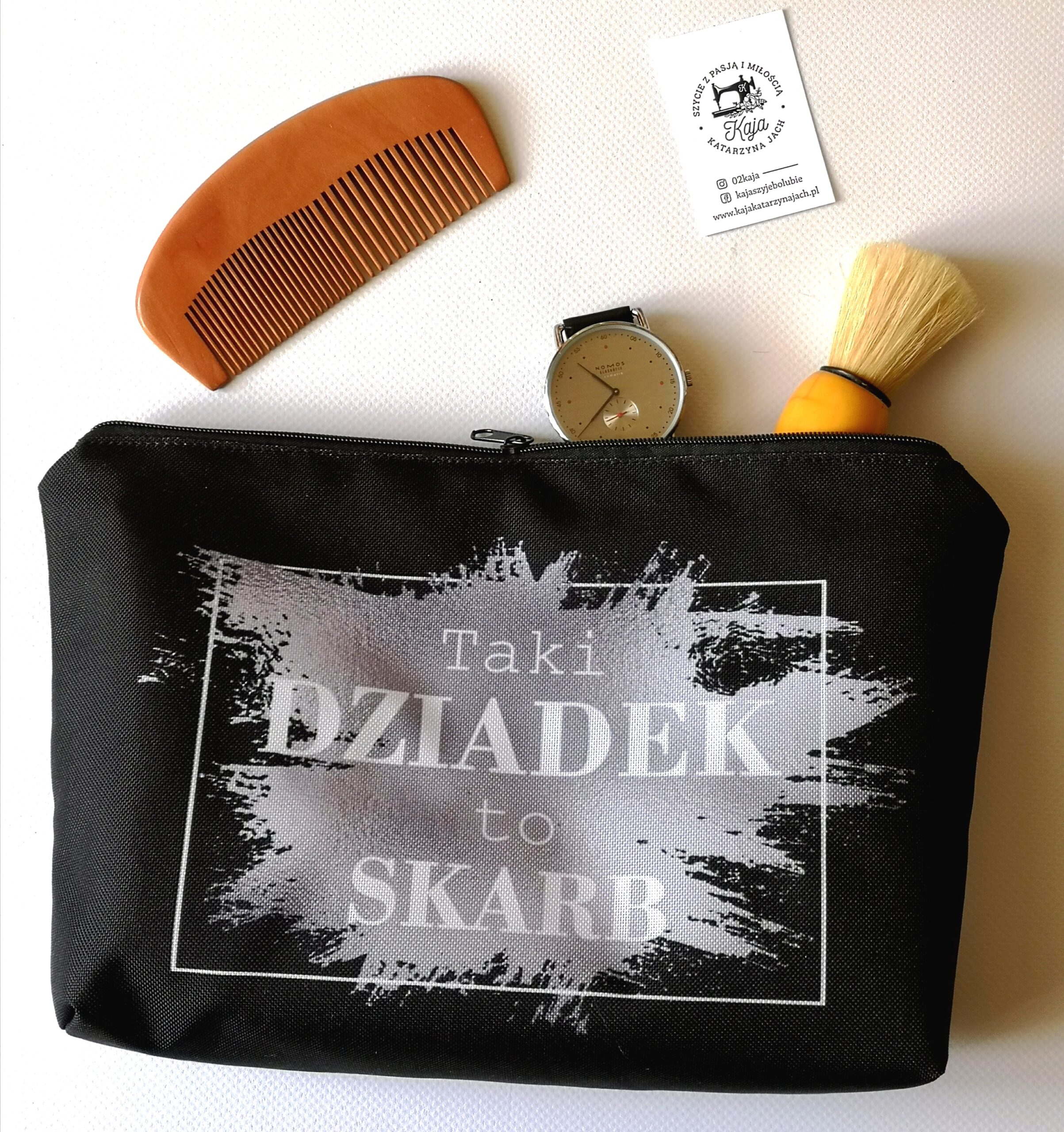 kosmetyczka dziadka srebrna kosmetyczka dziadka srebrna