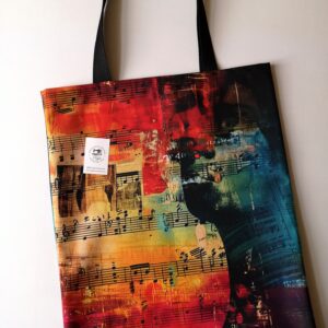 torba muzyczna kolorowa twarz