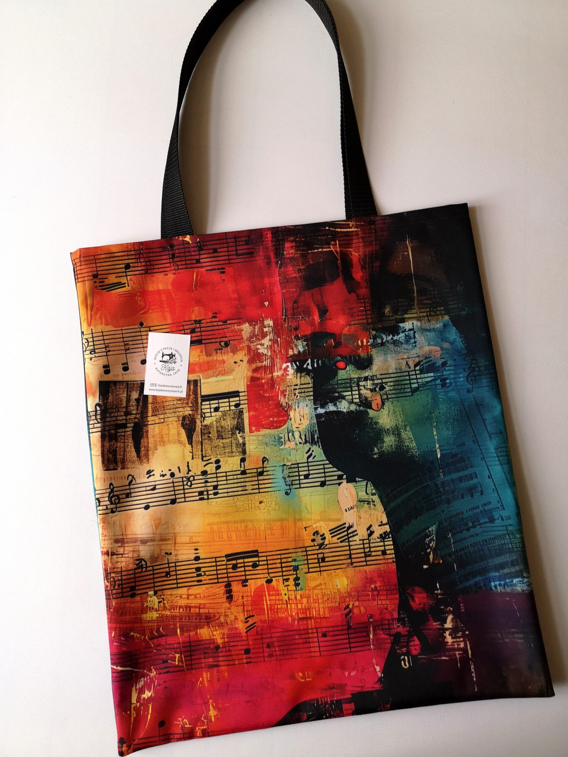 torba muzyczna kolorowa twarz torba muzyczna kolorowa twarz