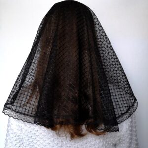 mantylka czarna kratka nr 24